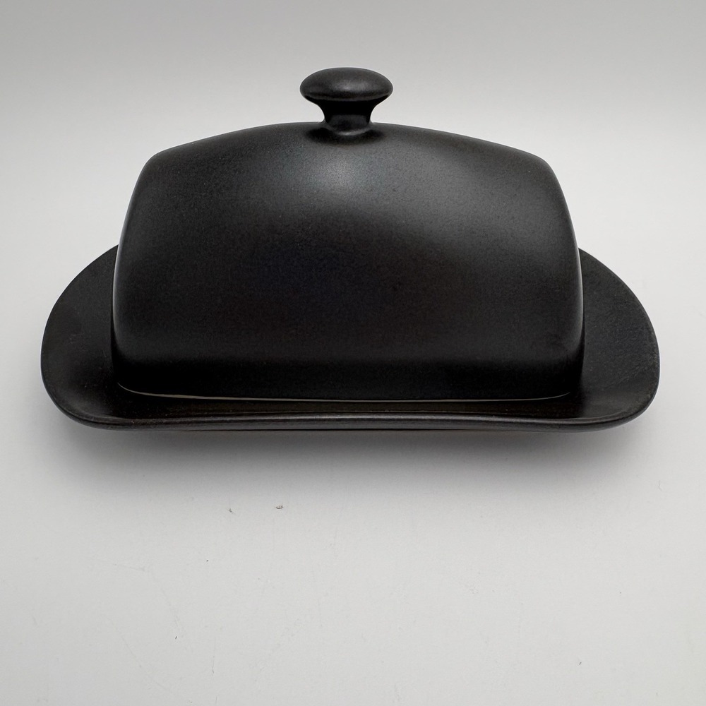 Lindt Stymeist Butter Dish Chocolate Brown Dinnerware Japan